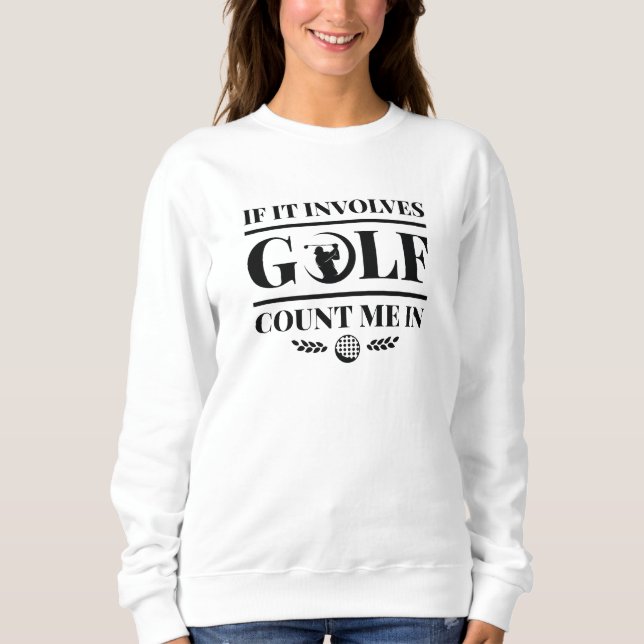 Moletom Se Envolve Golfe, Conte Comigo (Frente)
