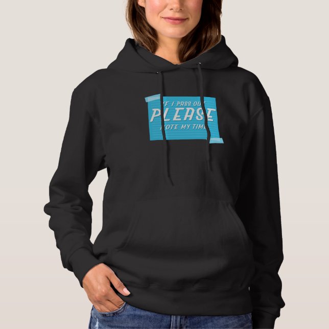 Moletom Se eu Desmaio Eu Fitness Eu Academia Eu Cardio Eu  (Frente)