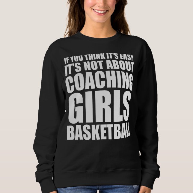 Moletom Se não se trata de treinar basquete (Frente)