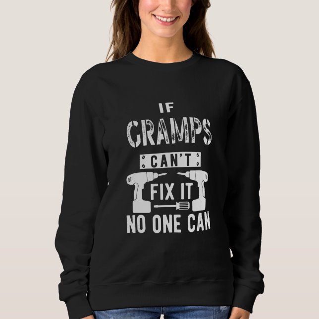 Moletom Se o vovô não consegue consertá-lo, ninguém pode v (Frente)