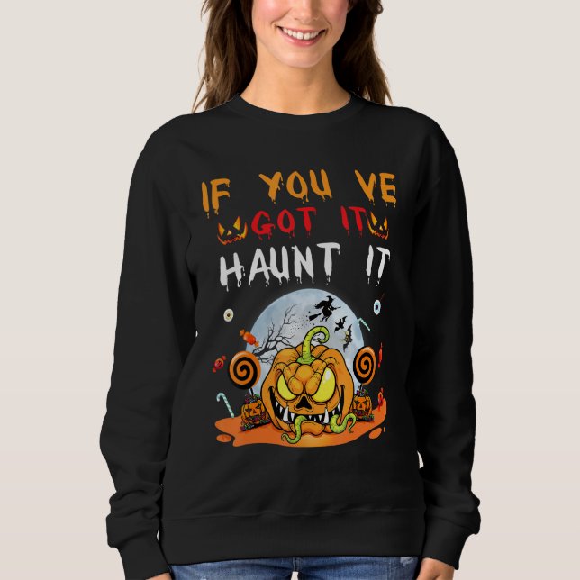 Moletom Se Tiver, Tire Os Fatos De Halloween (Frente)