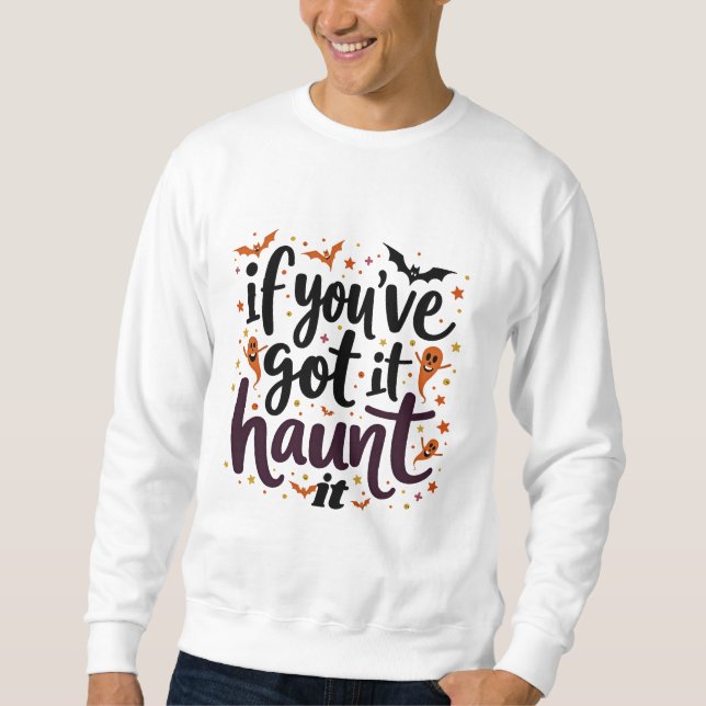 Moletom Se você o assombra (Frente)