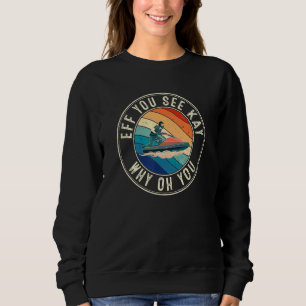 Moletom Se você vê Kay Retro 80s Jet Skier