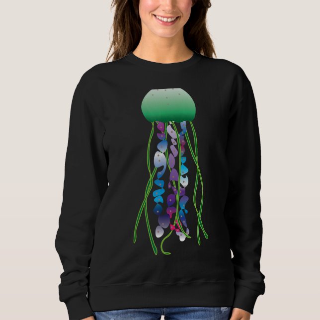Moletom Sea Jellies Jellyfish Cnidaria Marine (Frente)