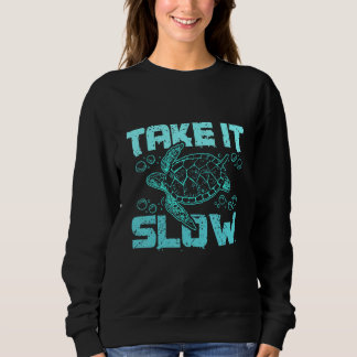 Moletom Sea turtle take it slow