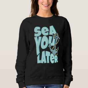 Moletom Sea You Posterior Summer Cruise Family Trip Barco 