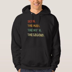 Moletom Sean O Homem O Mito A Legenda Nome Personalizado