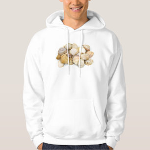 Moletom Seashells, Cockleshells, Scallops - branco de