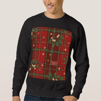 Moletom Seasonal Cheer (2) Tartan Christmas Pattern