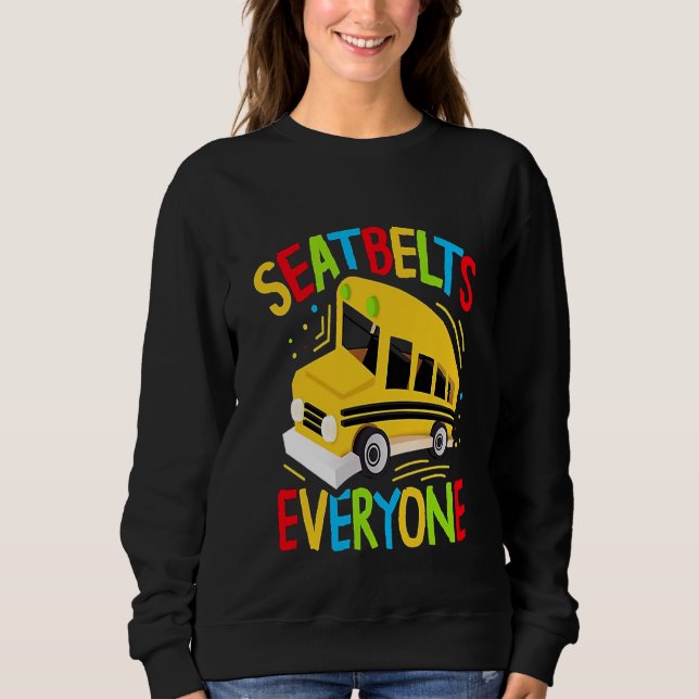 Moletom Seatbelts Everyone  Magic School Bus Driver (Frente)