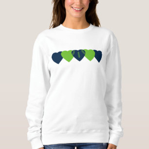 Moletom Seattle Seahawks Heart Football