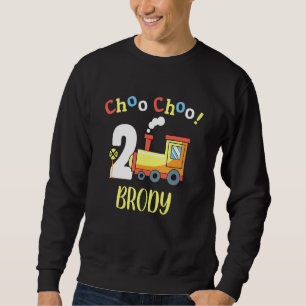 Moletom Segundo aniversário Brody Choo Dois Comboios Turvo