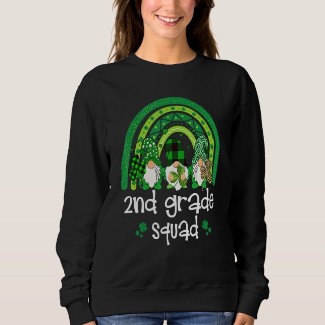 Moletom segundo Grau Esquadrão Arco-Íris Gnomo Feliz St Pa (Frente)