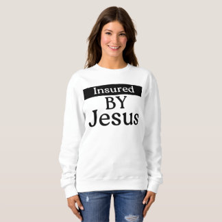 Moletom Segurado Por Jesus Fé Cristã Proteção Divina