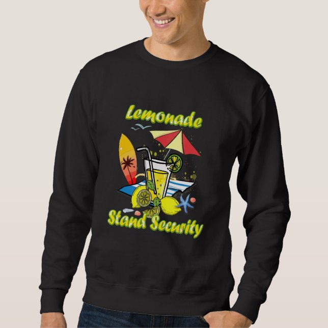 Moletom Segurança de Barraca de Limonada Suco de Limão Cít (Frente)