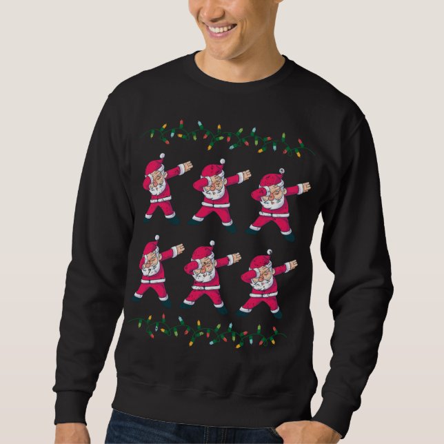 Moletom Seis Dabbing Santas Natal (Frente)