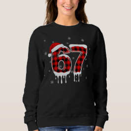 Moletom Seis Sete 6 7 Meme Design Xadrez com Chapéu de Pap