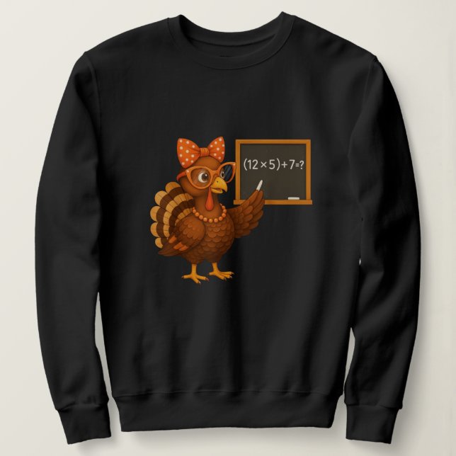 Moletom Seis Sete Professor de Matemática Meme Divertido P (Frente do Design)