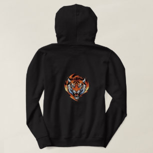 Moletom Seja Corajoso Design de Tigre Estética Motivacio