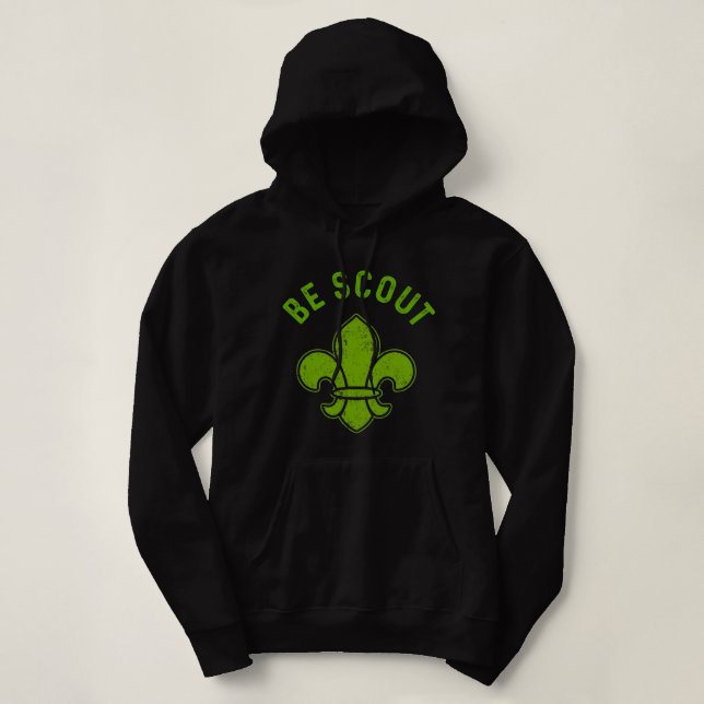 Moletom Seja design de escoteiro para os entusiastas de es (Frente do Design)