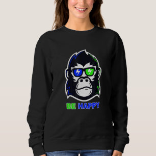 Moletom Seja Feliz Gorilla
