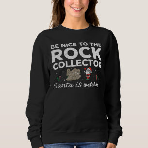 Moletom Seja gentil com os Papais noeis do Rock Collector.