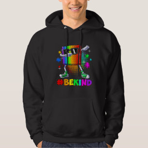 Moletom Seja gentil Dabbing Quebra-cabeça Pop It Piece Aut
