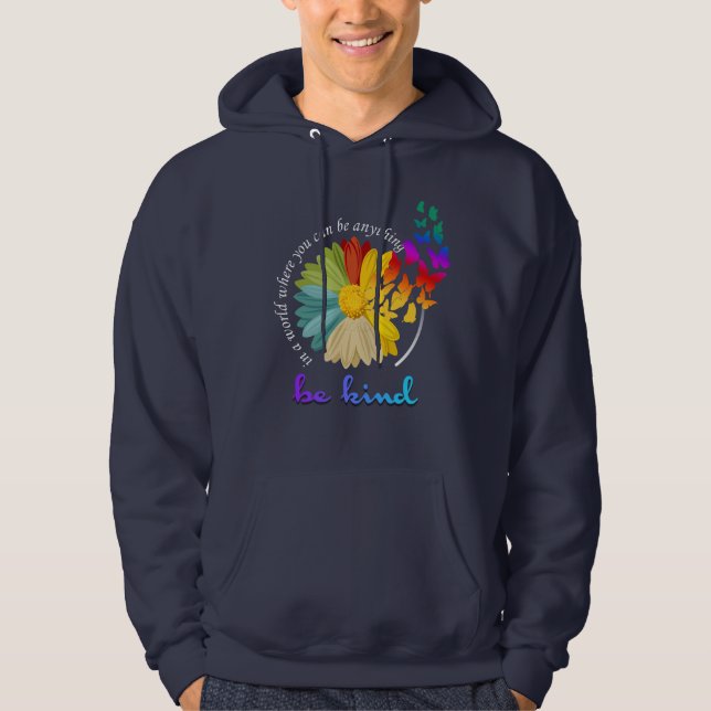 Moletom Seja gentil | Homens Hoodie (Frente)
