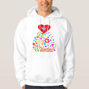 Moletom ♫♥Seja Minha Namorada Romântica Capuz Sweatshir♥♪