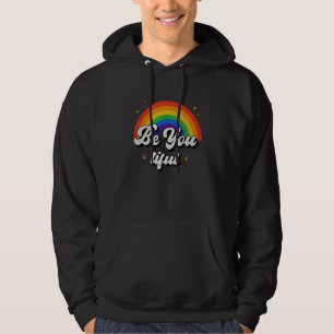 Moletom Seja Seu Orgulho Lgbtq Gay Lgbt Ally Retro Rainbo