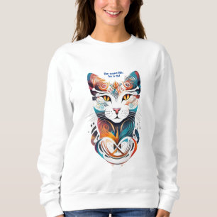 Moletom Seja um gato