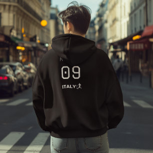 Moletom Seleção Itália Personalizada Profissional Mono
