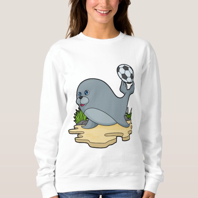 Moletom Selo como jogador de futebol (Frente)