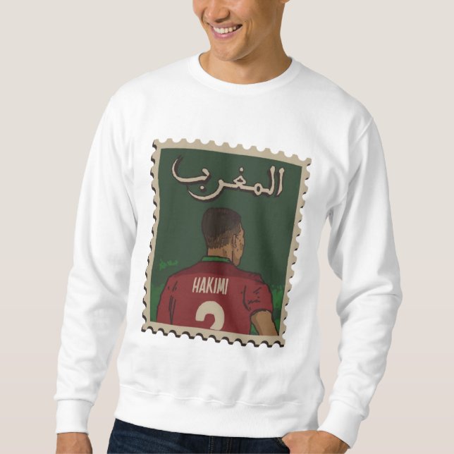 Moletom Selo marroquino comemora orgulho da seleção 🇲🇦 / (Frente)