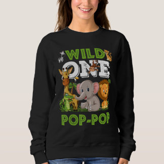 Moletom Selvagem Um Pop Pop Zoológico Aniversário Safari S