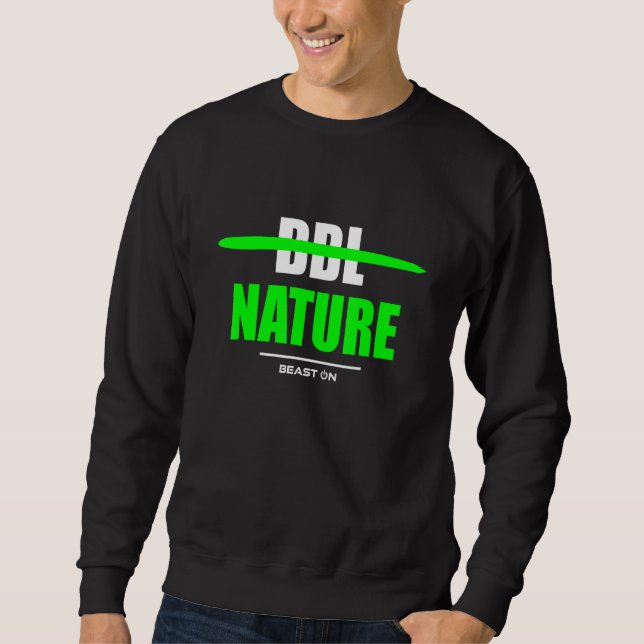 Moletom Sem Academia de Ginástica da Natureza BBL Treino d (Frente)