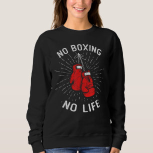 Moletom Sem Boxing Sem Vida Boxando Luvas Artes Marciais