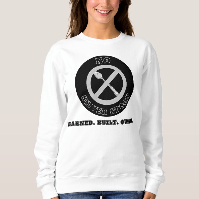 Moletom Sem Colher Prateada™ da Grama para Grande Exclusiv (Frente)