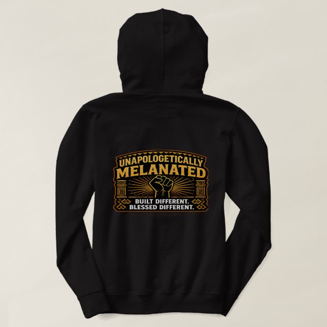 Moletom Sem Desculpas Melanizado (Verso do Design)