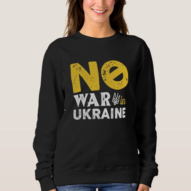 Moletom Sem Guerra Na Ucrânia (Frente)