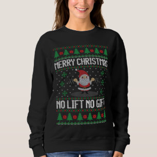 Moletom Sem Levantamento Sem Presente Feliz Natal Doce Fei