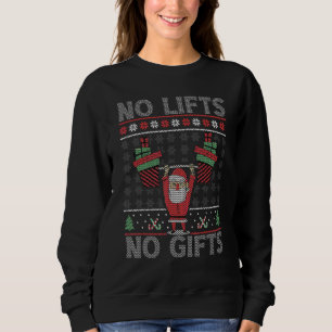 Moletom Sem Levantamentos Sem Natal Academia Papai Noel Fe