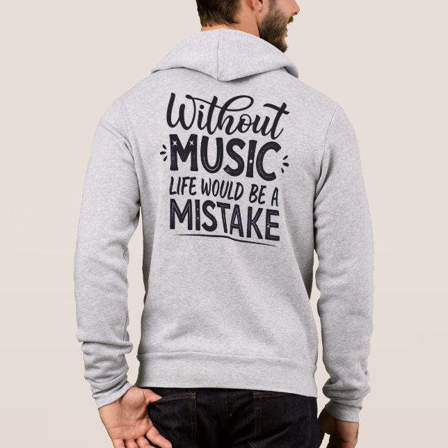 Moletom Sem música a vida seria um erro (Verso)