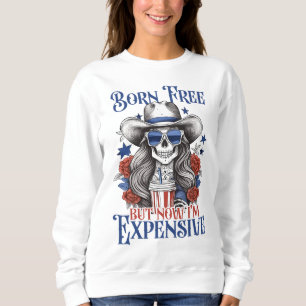 Moletom Sem nascer, mas agora sou caro em 4 de julho