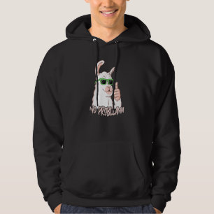 Moletom Sem Problemas Legal Óculos Solares Llama Alpaca