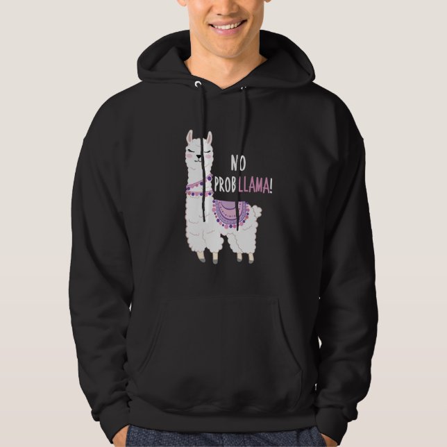 Moletom Sem Problemas Llama (Frente)