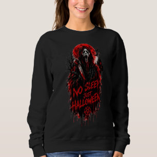 Moletom Sem Sono Apenas Grito de Halloween Design Gótico d