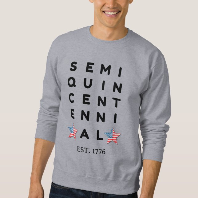 Moletom Semi quincentennial 1776 2026 America 250th Year  (Frente)