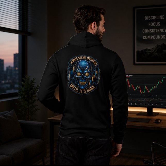 Moletom Sempre Parece Impossível Até Ser Feito Bitcoin (Product image shown for illustration purposes only.)