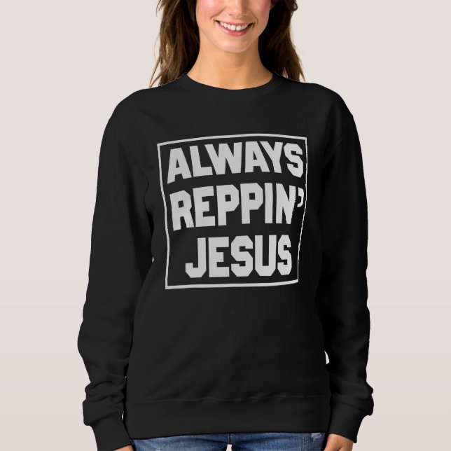 Moletom Sempre Representando Jesus Deus Cristão Santo 1 (Frente)